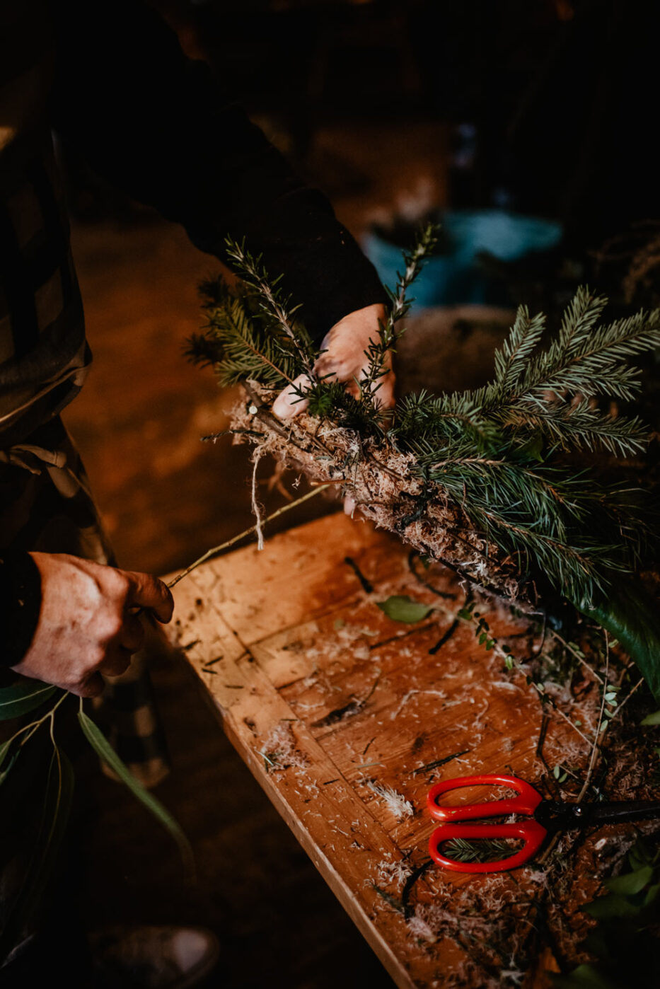 hexham christmas wreath workshop 2024